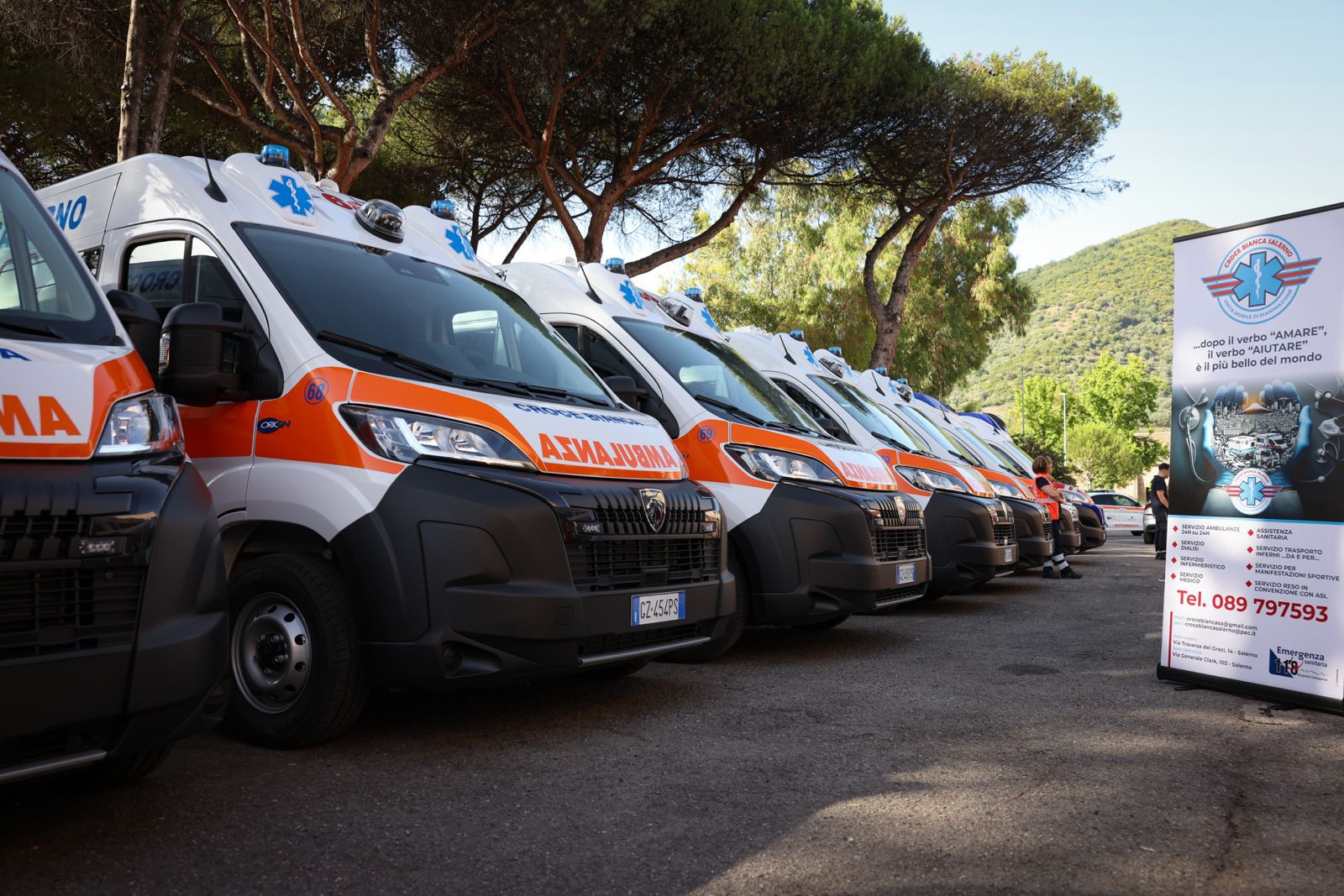 La nostra flotta di ambulanze